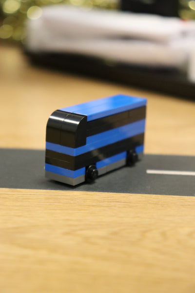 NCT Blue Lego Bus Model